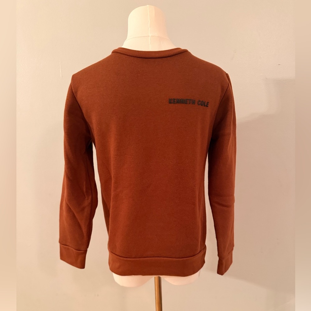 Kenneth Cole Rich Brown Knit Top